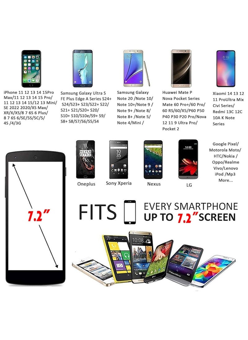Generic Phone Holder for Running Armband Cell Phone Holder for iPhone 11 12 13 14 15 16e 16 Pro Max Xs Xr X Plus Mini Galaxy Ultra S25 Note Pouch Women Men Kids,Exercise Workout Arm Bands Bag Sleeve  - Image 5