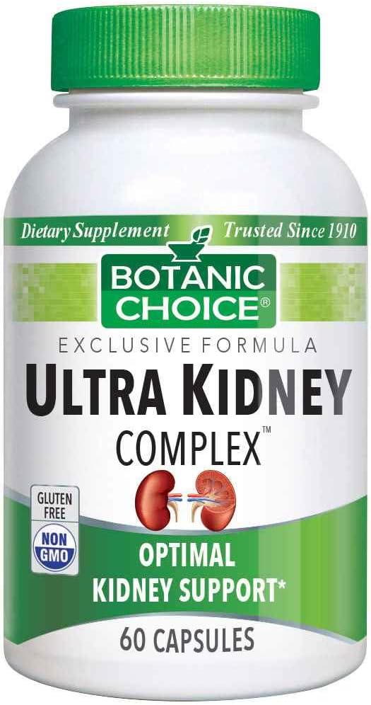 Botanic Choice Ultra Kidney Complex  Optimal Kidney Support with Milk Thistle Green Tea  More 60 Capsules - Image 1