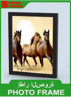URBANTRANDS Horse Lovers Wall Art Poster With Frame  - Image 1