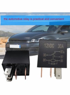 Y&D 5 Pin 12V Relay 30A Multi Purpose Automotive Black Starter Car Heavy Duty for Motor Replacement Accessories (4 PCS)  - Image 3