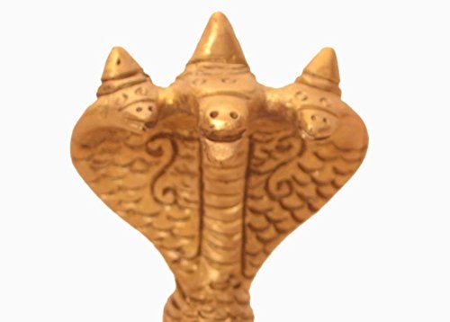 Purpledip Rare Collection Lord Mahadev Shivaling Statue Idol with Nandi On Sheshanag (10921) - Image 4