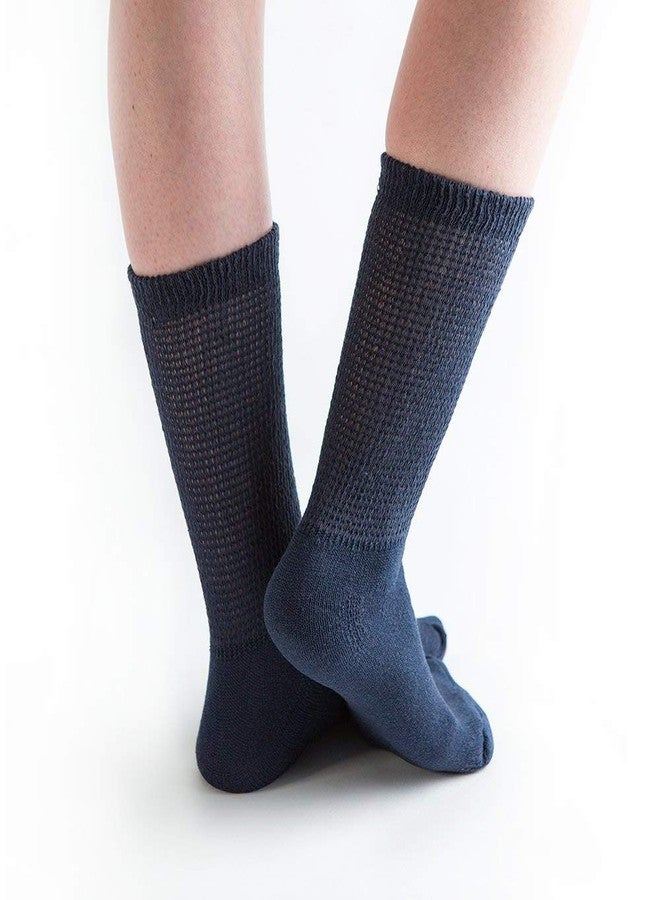 Doc Ortho Loose Fit Cotton Diabetic Socks for Men and Women, 3 Pairs, Crew - Image 3
