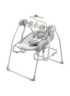 Bumble & Bird 3-In-1 Baby Swing, Seat And Rocker - Grey  - Image 1