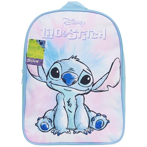 Get Trend Disney Stitch Mini Backpack Kids Toddlers 13x9” Rucksack Kindergarten Bag Preschool Sports Travel Backpacks 3+ Gifts for Kids (Blue Stitch) - Image 1