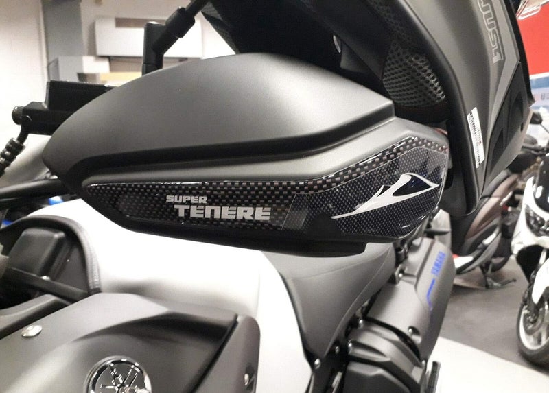 labelbike 2 3D Gel Resin Stickers for Motorcycle HandProtections compatible with Yamaha SUPER TENERE - Image 1