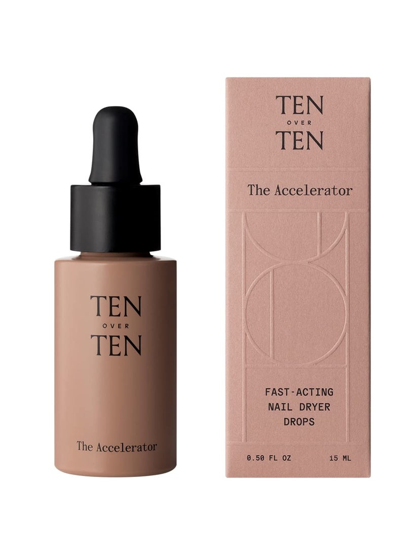 Tenoverten tenoverten  The Accelerator Nail Drying Oil  Clean Natural NonToxic Nail Care 05 fl oz  15 mL 