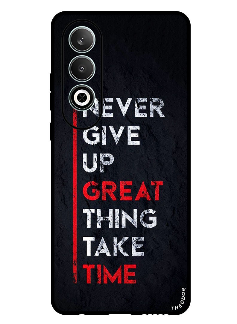 Theodor Protective Case Anti Scratch Shock Proof Bumper Cover For Oppo K12 Never Give Up Great - Image 1