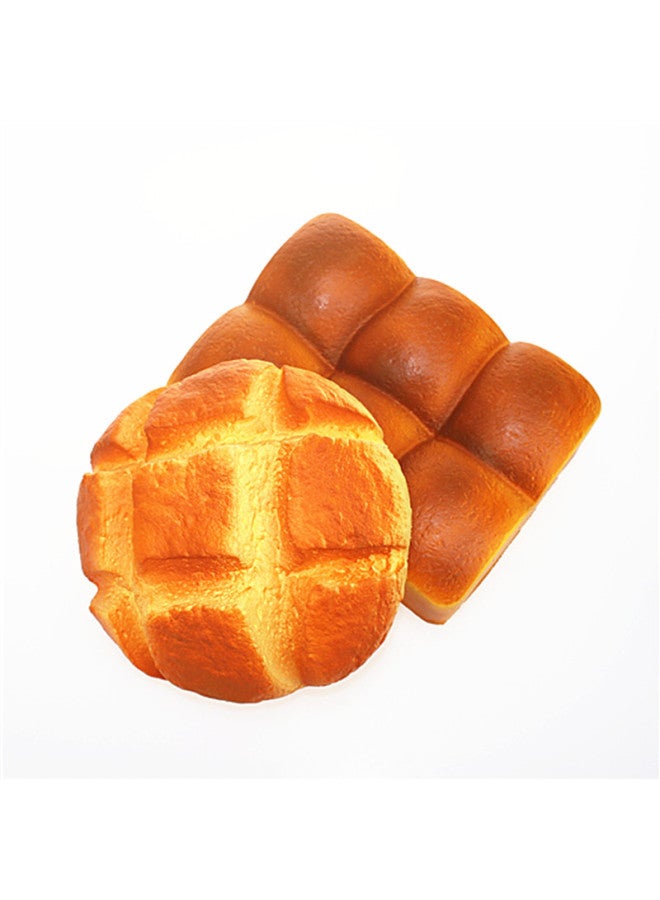 Squishy Slow Rebound Wet Soft Toy Large PineFor Apple Bag Large Abs Square Bread PU Simulation Toys Wholesale-Color:Big Abs (Bread Color)  - Image 2