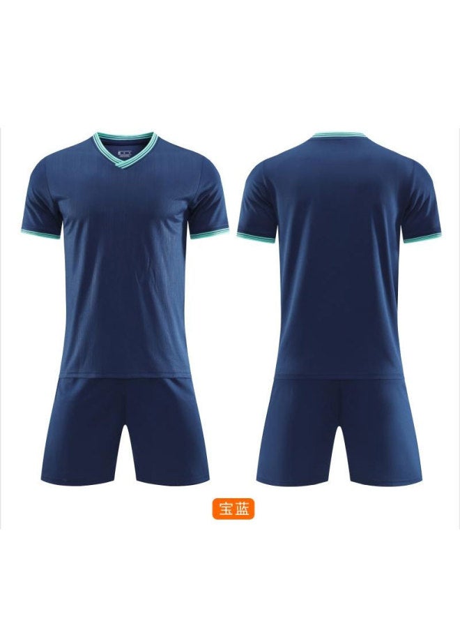 Youth Football Uniform Suit Customized Corporate Club Short-sleeved Football Jersey Training Suit Summer
