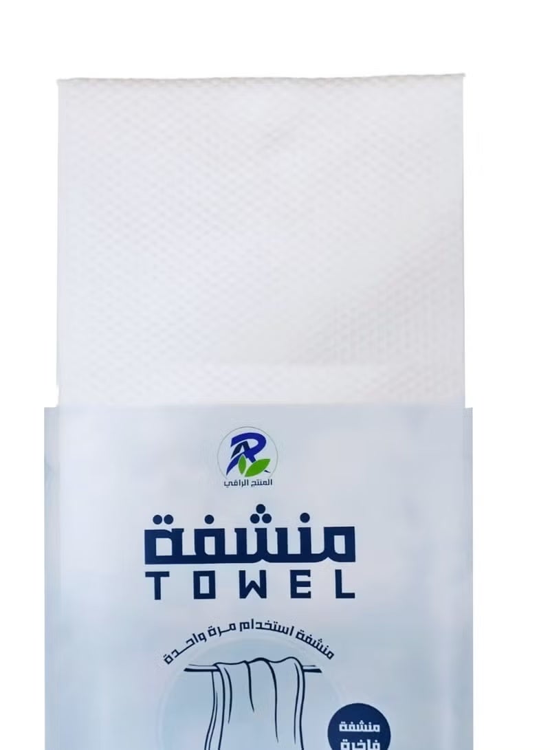 آر اي منشفة فندقية فاخرة للاستعمال مرة واحدة اكبر واكثر سماكة للحج والعمرة والمنزل والشاطئي متعددة الاستخدام مقاس 160*80 سم  3  قطع - Image 1