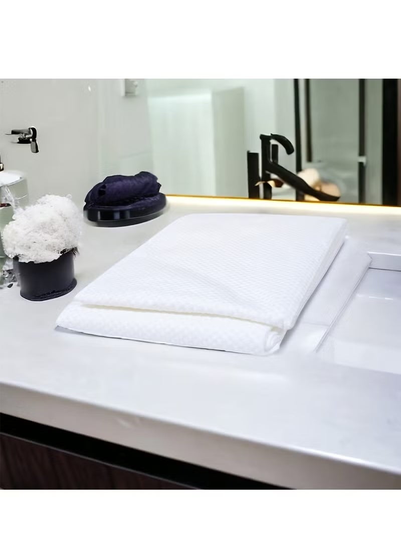 آر اي منشفة فندقية فاخرة للاستعمال مرة واحدة اكبر واكثر سماكة للحج والعمرة والمنزل والشاطئي متعددة الاستخدام مقاس 160*80 سم  3  قطع - Image 4