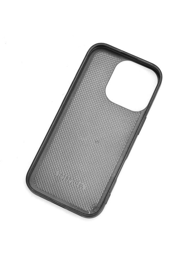 اس-توب جراب خلفي من الجلد مع سوار معصم لهاتف iPhone 16 Pro - Image 3