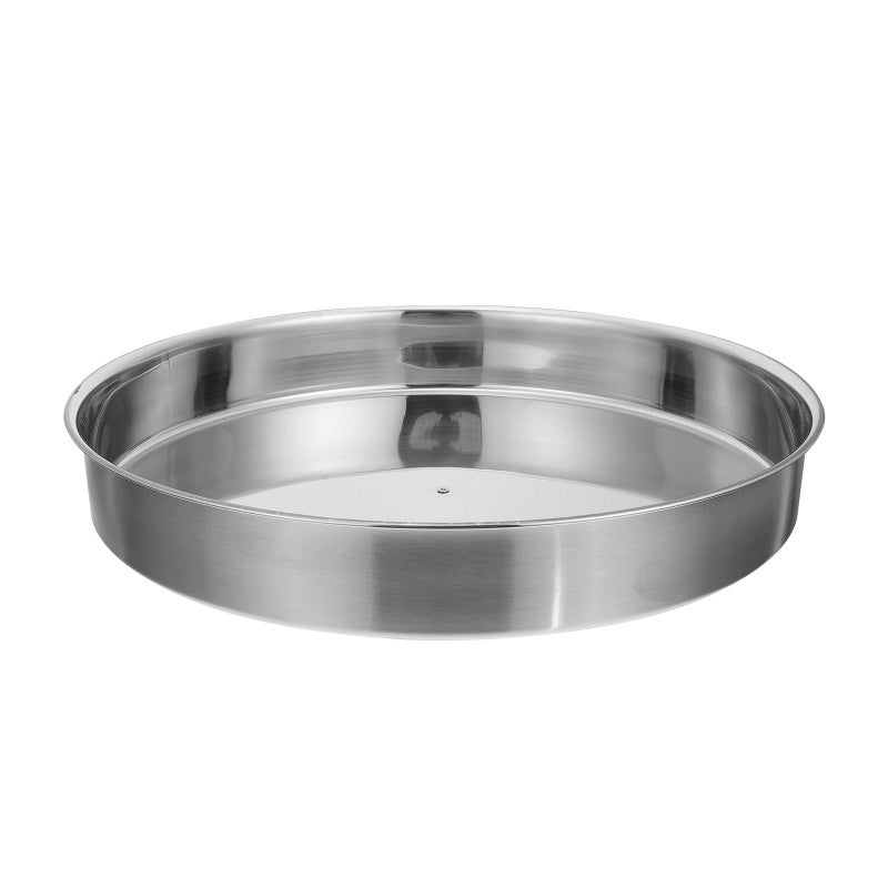 Stainless Steel Rotating Spice Rack Organizer Large Non Slip Kitchen Storage Tray - Image 2