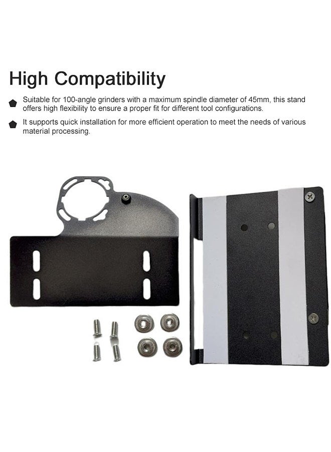 100-Type Angle Grinder Stand Universal Chamfering Tool Portable 45° Tile Chamferer for Tile Stone Wood Marble