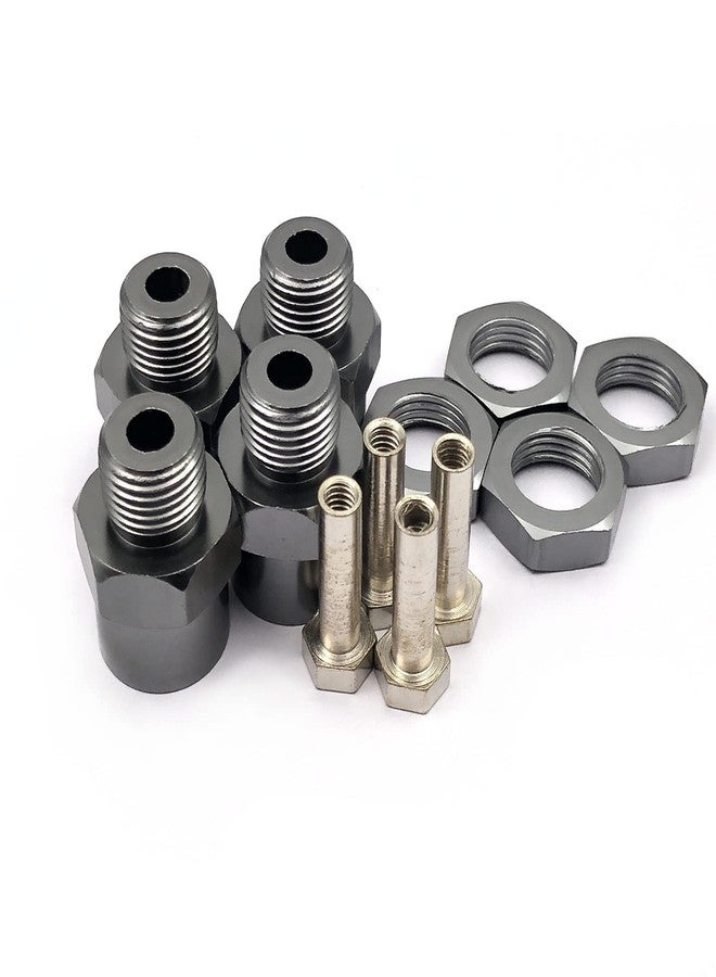FainWan 4Pcs Aluminum 12mm Turn 17mm Wheel Hex Hub Conversion Adapter for 1/10 RC Car Upgrade Parts - Image 3