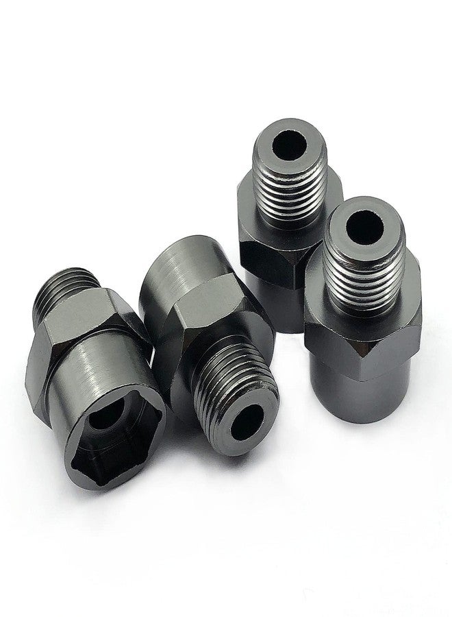 FainWan 4Pcs Aluminum 12mm Turn 17mm Wheel Hex Hub Conversion Adapter for 1/10 RC Car Upgrade Parts - Image 5