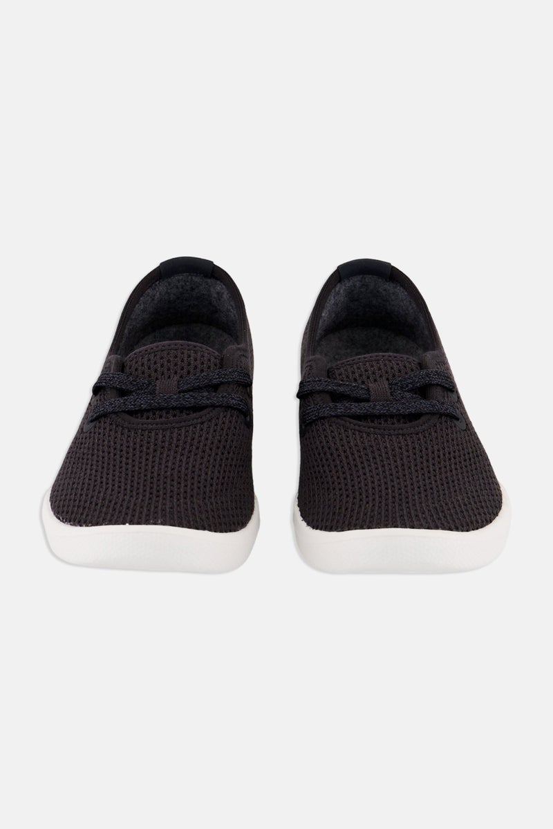 Allbirds Women Wide Tree Skippers Lace Up Running Shoes, Dark Grey - Image 2