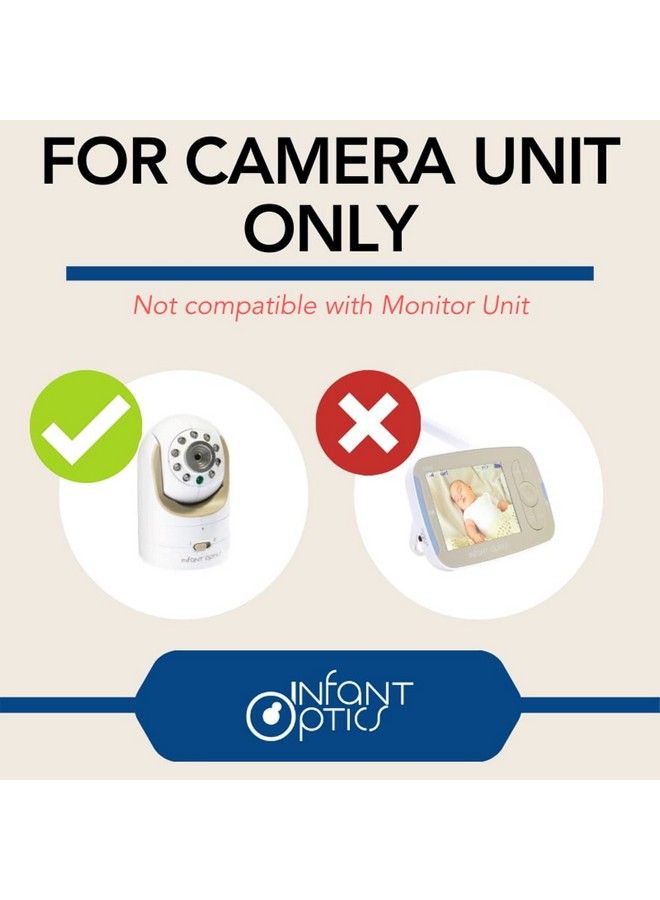 Infant Optics Official Power Cord Adapter For Dxr8 Camera Unit (Not Compatible With Monitor Unit. 2019 Original Infant Optics Accessory) White - Image 3