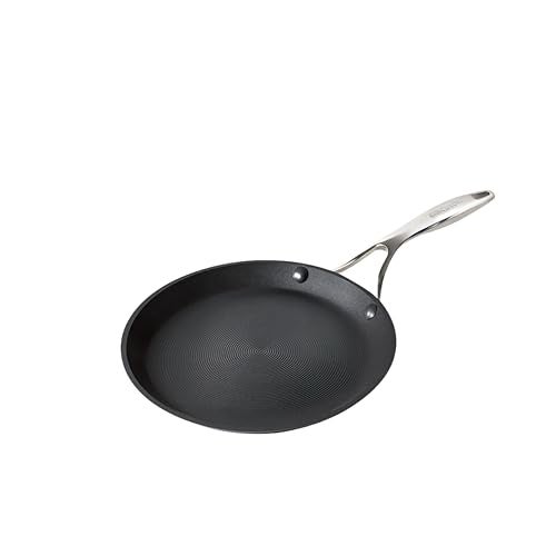 Circulon Hard Anodised Non Stick Aluminium Flat Dosa Tawa | Dosa Pan PFOA Free NonStick | Tawa for Roti | Non Stick Tawa, 24 cm, Black - Image 1