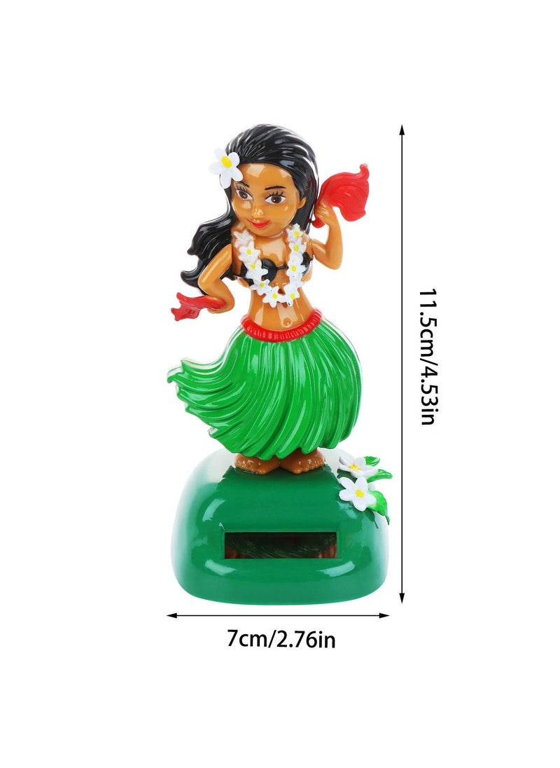SYOSI - SYOSI Solar Powered Hawaiian Hula Girl Car Ornaments, Solar Dancing Toy Dashboard Solar Powered Toys, Car Dashboard Solar Powered Toys Hula Girl Shaking Head Figure Statue for Car Interior Decoration - Image 1