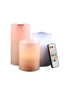 3-Piece Real Wax Flameless Candles With Remote Control Cream 6x5 - pzsku/ZEDA948694A9C5BB34157Z/45/1741176718/d9a5307f-bd1f-4c70-bdcd-cf76364d24f4