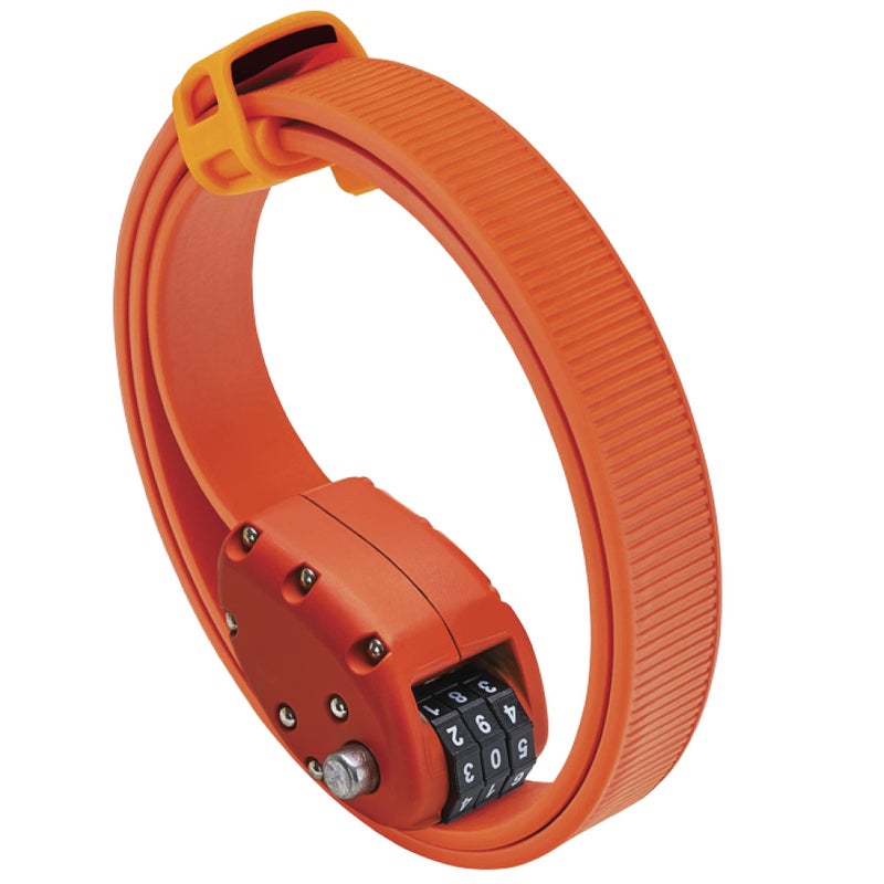 OTTOLOCK Combination Bike Lock | Lightweight & Compact | Theft Deterrent for Quick Stops | Cycling, E-Mobility, & Outdoor Gear (OTTO Orange, 30 Inch) - Image 1