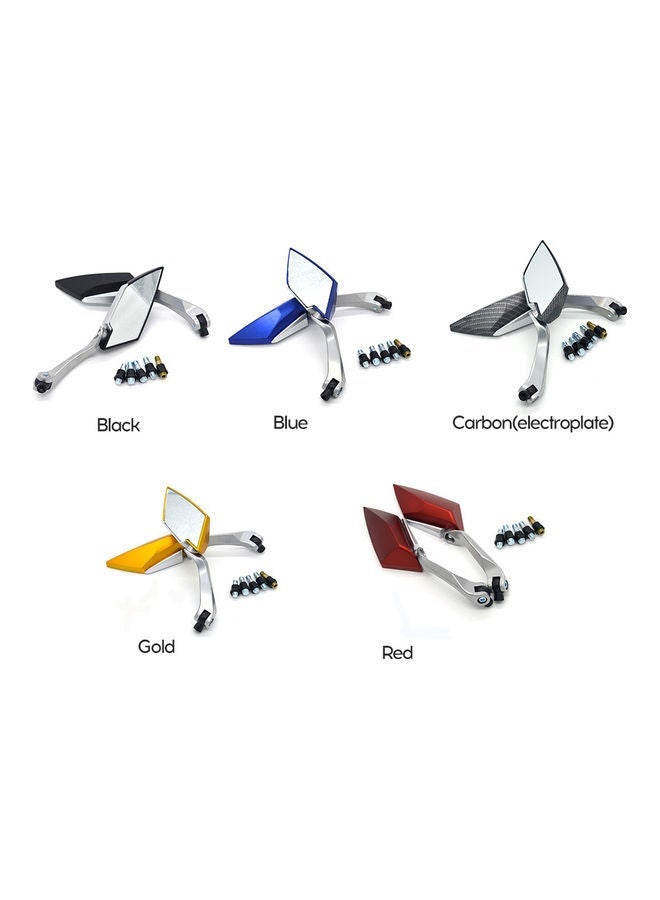 NIBEMINENT Universal Motorcycle Side Rear View Mirrors - Image 3