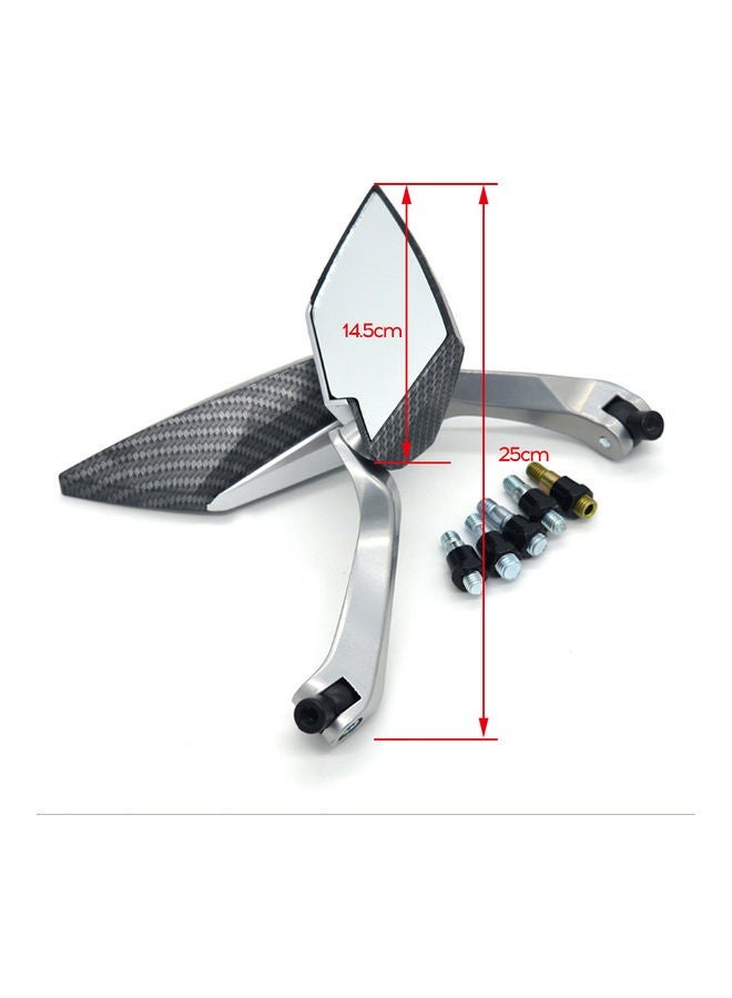 NIBEMINENT Universal Motorcycle Side Rear View Mirrors - Image 2