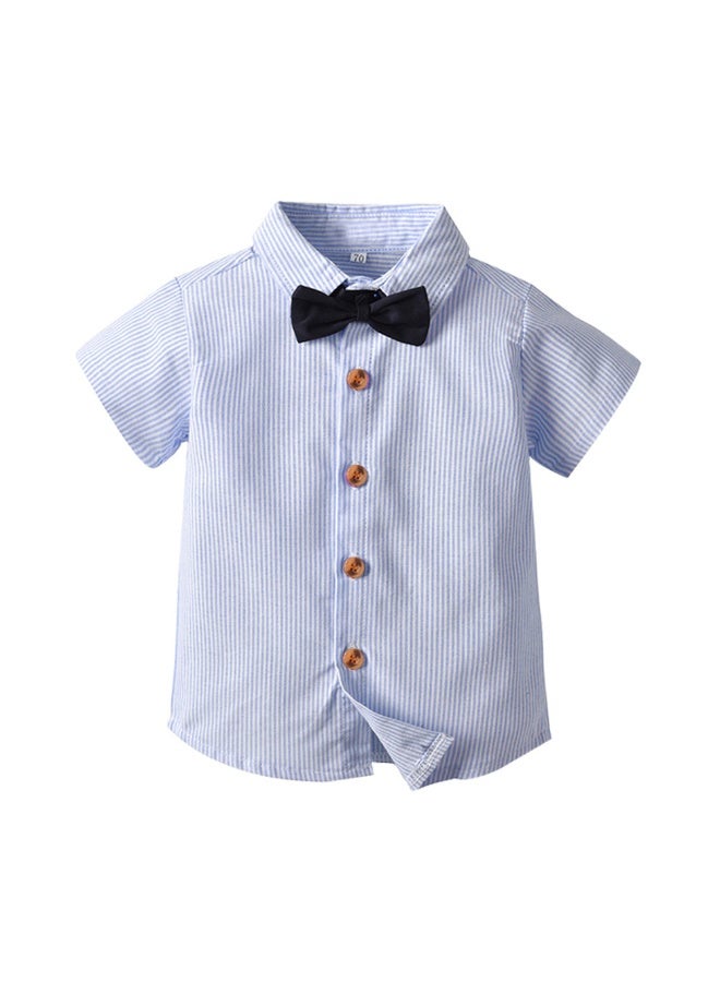 مجموعة بنطال برباط مع رباط عنق للأولاد بستايل أنيق جديدة