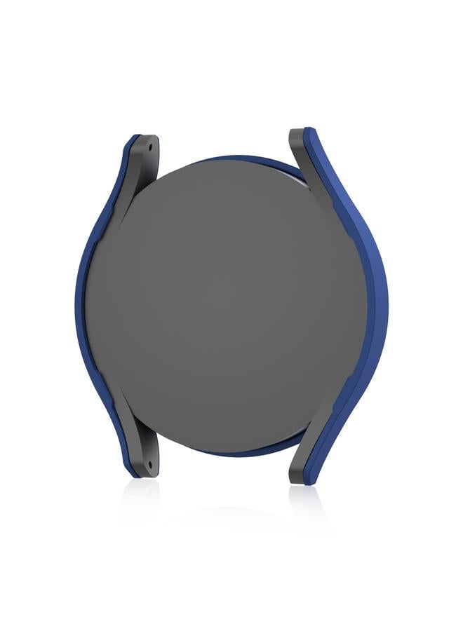 erorex For Samsung Galaxy Watch 5 40Mm Frosted Pc + Tempered Film Integrated Watch Protective Case(Dark Blue) - Image 4