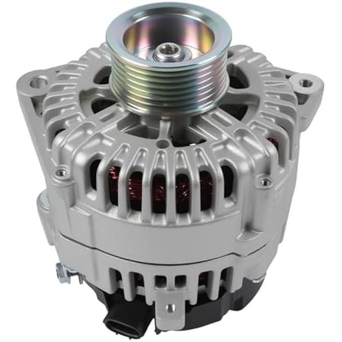 YOMALL Alternator 11256 for 2007-2015 Armada 5.6L / Xterra 4.0L for 2012-2019 NV1500/ NV2500/ NV3500 for 2008-2012 Pathfinder for Equator 4.0L for TITAN for QX56 5.6L 130A 7PK 23100ZH00A 2650538 - Image 1