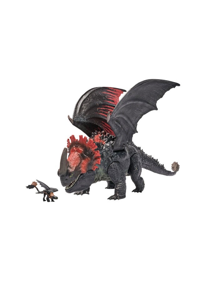 DreamWorks How to Train Your Dragon World of Berk Red Death Chompin Rampage Action Figure - Image 2