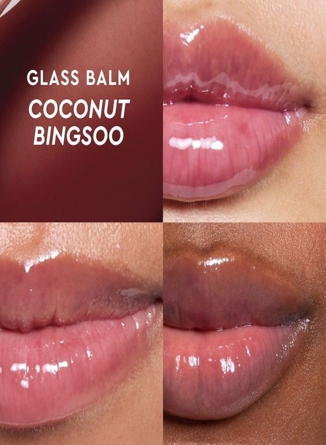 glow receipe Glow Recipe Glass Balm Lip Treatment Coconut Bingsoo (Sheer Cool Brown) — 0.52 oz / 15 g - Image 2