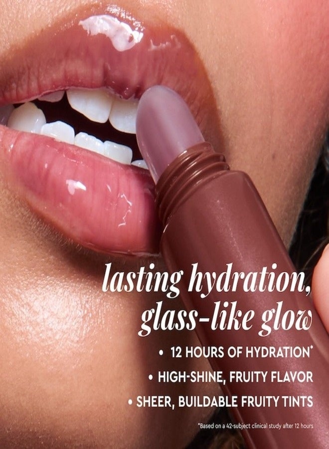 glow receipe Glow Recipe Glass Balm Lip Treatment Coconut Bingsoo (Sheer Cool Brown) — 0.52 oz / 15 g - Image 3