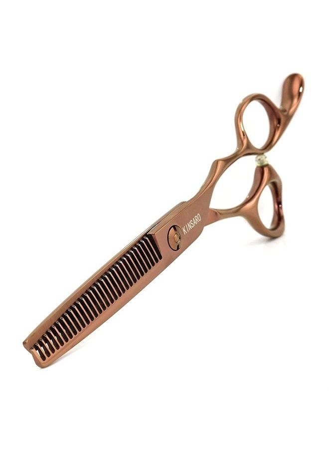 KINSARO 6 Inch Hair Thinning Scissors Hair Thinning Shears Professional Hair Scissors Barber Scissors 440C Thinning Shears Convex Edge KINSARO - Image 1