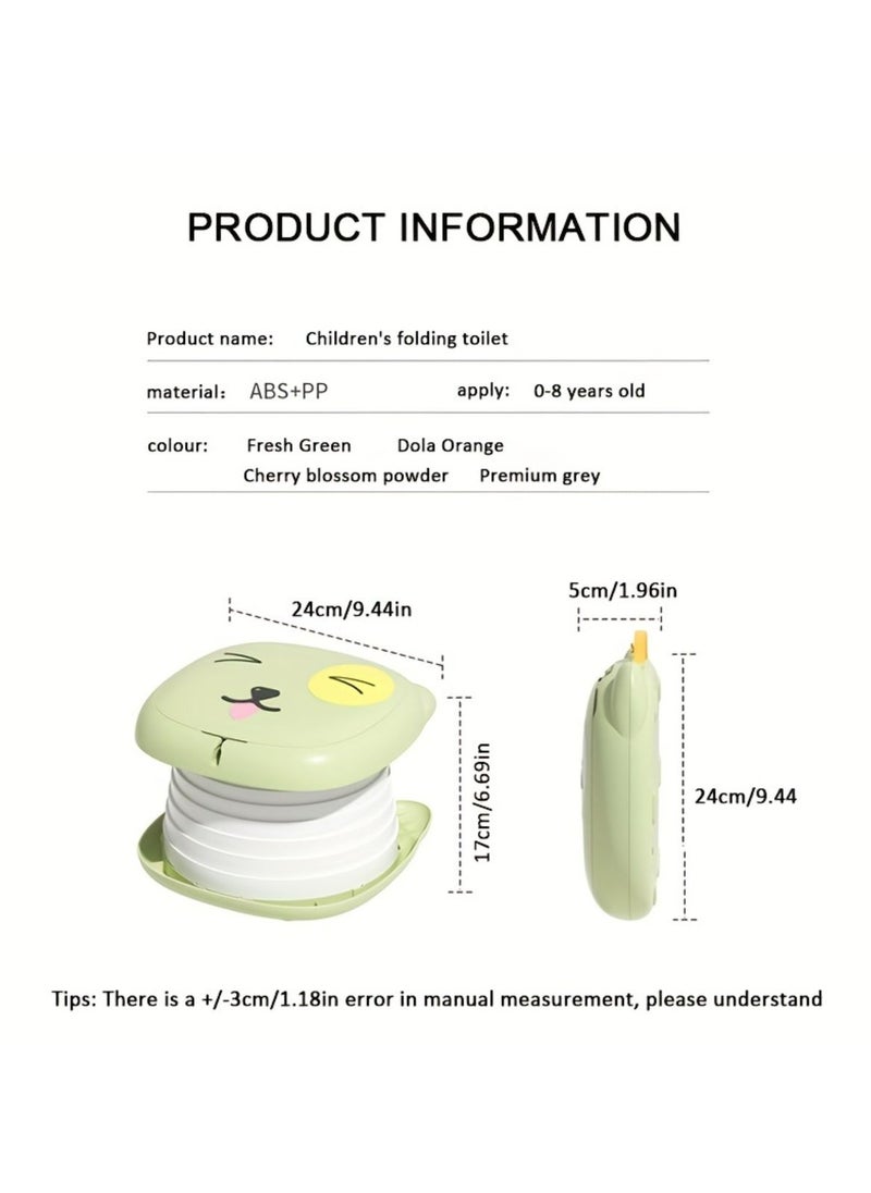 Ominii Travel Potty for Toddler,Portable Potty Training Toilet,for Indoor and Outdoor 2-in-1 Car Potty Chair,Folding Toilet,Toilet Male and Female Baby,Portable Outing Travel Car for Baby  - Image 5