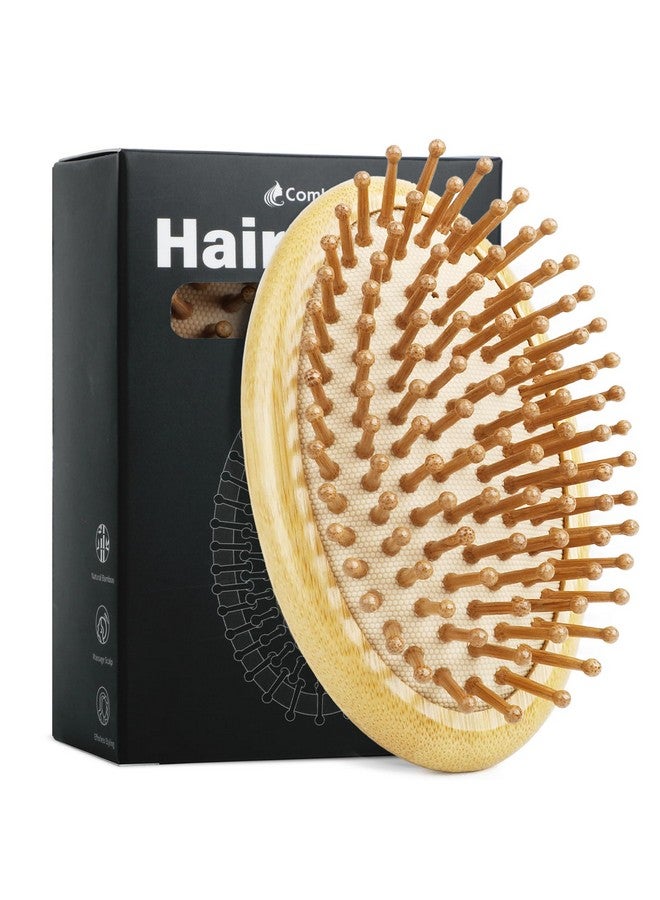 Combetter Natural Bamboo Hair Brush(No handle), Massaging Scalp, Detangling brush for Women, Men &Kids, Eco-friendly Natural Wooden for All Hair Types - Image 1