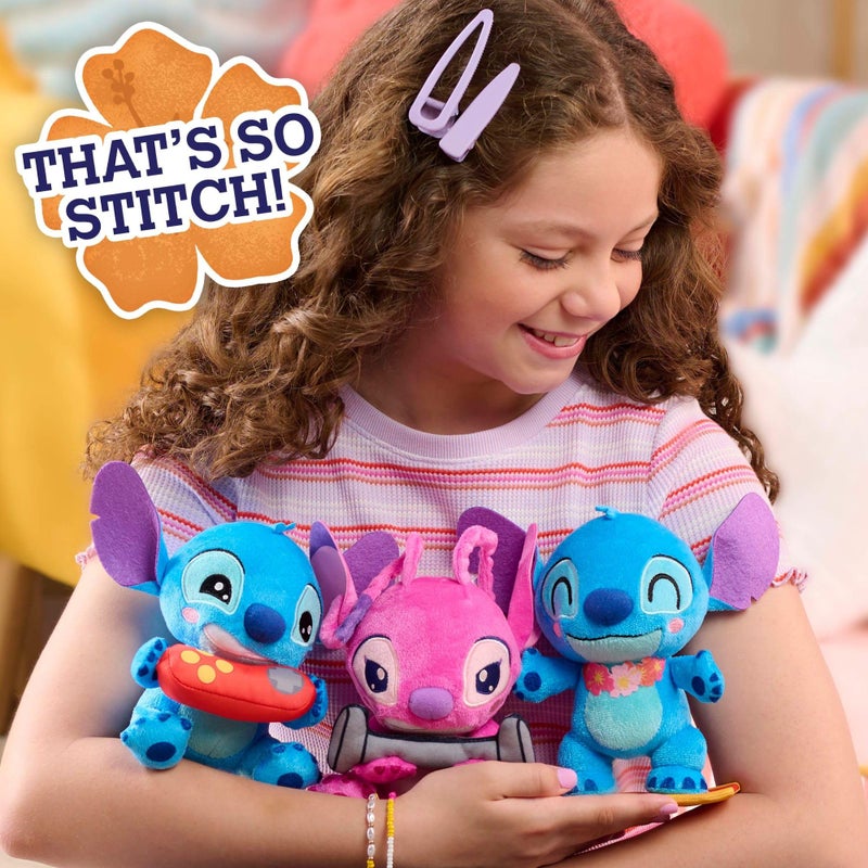 Just Play Disney Stitch Thats So Stich Angel Small 7-Inch Plush  Stuffed Animal  Pink  Alien  Kids Toys For Ages 2 Up By Just Play - Image 3