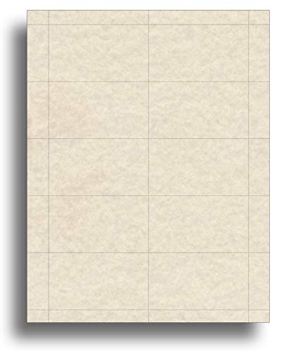 Desktop Publishing Supplies Parchment Style Business Cards - 25 Sheets / 250 Business Cards - 65lb Cover (176 gsm) (Natural) - Image 4
