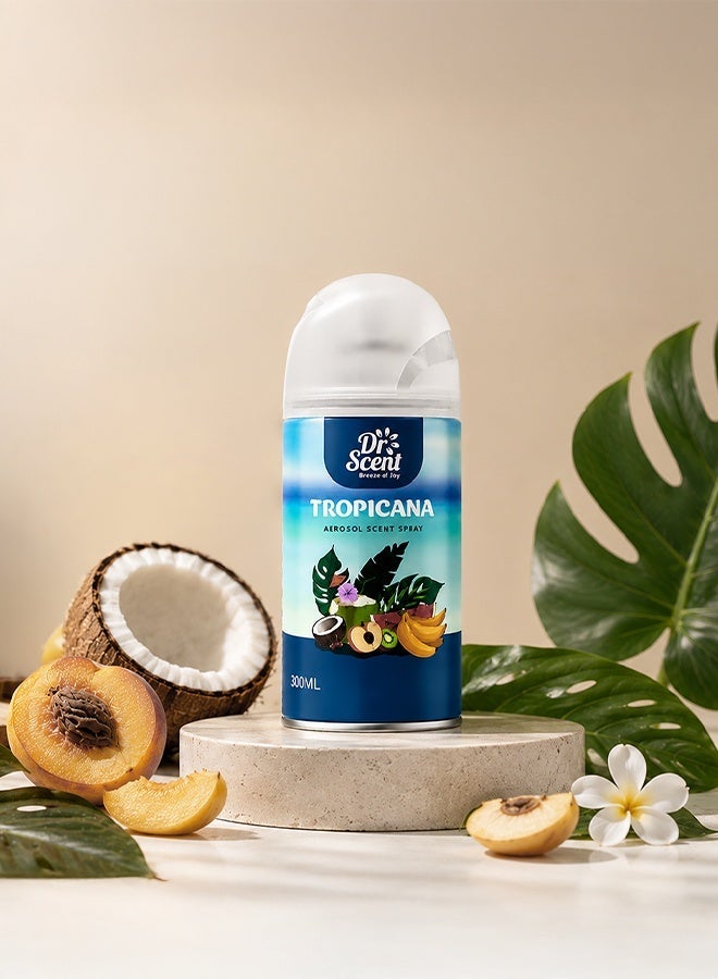 Dr Scent Breeze of Joy Tropicana Air Freshener Aerosol Spray 300ml - Image 3
