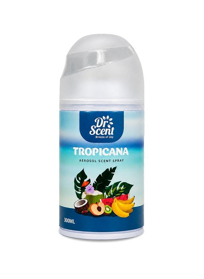 Dr Scent Breeze of Joy Tropicana Air Freshener Aerosol Spray 300ml - Image 1