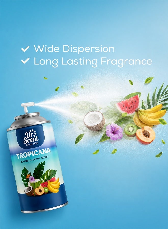 Dr Scent Breeze of Joy Tropicana Air Freshener Aerosol Spray 300ml - Image 5
