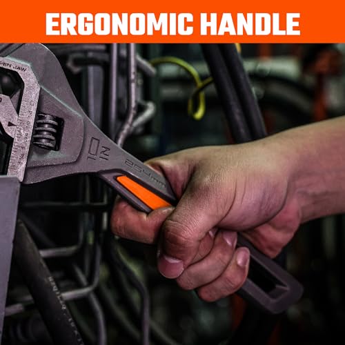 Vanquish 10 Inch Length Adjustable Wrench with 1-1/2 Inch Wide-open Jaw Capacity (3175) - Image 4