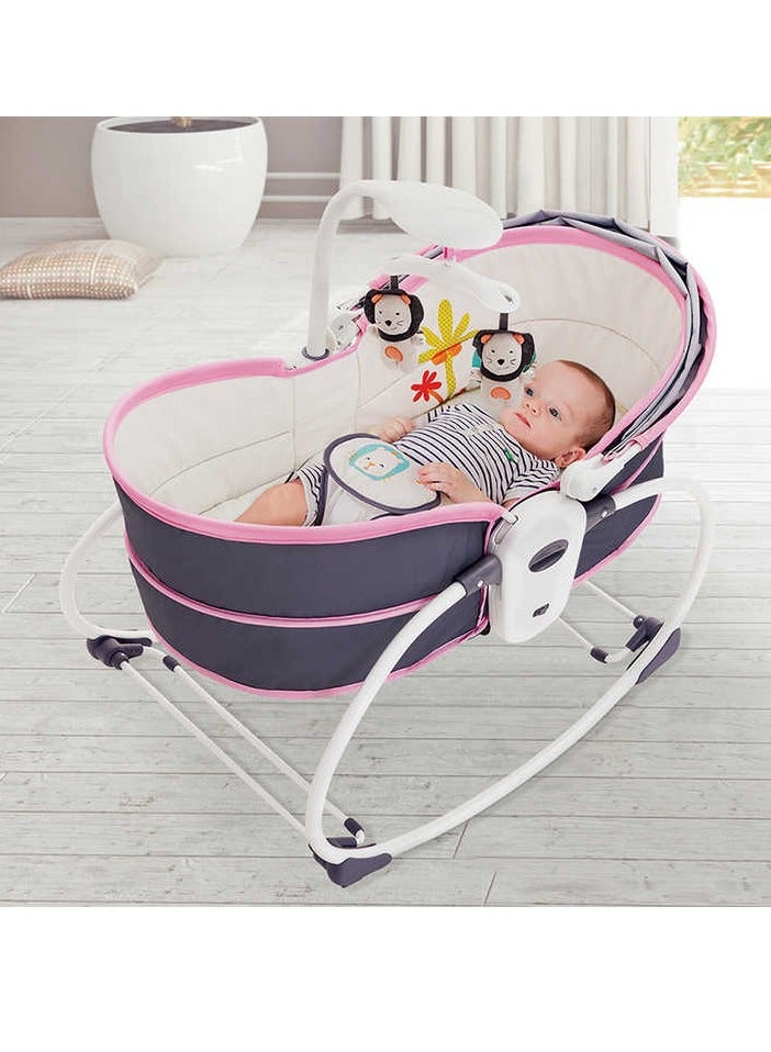 Mastela Mastela 5 in 1 Multifunctional Baby Chair - Rocking, feeding, relaxing and sleeping, comfortable and safe for babies - Image 1
