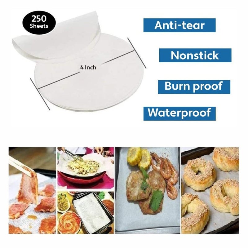 Oddy Ecobake Baking & Cooking Paper Circles | Ideal for Baking Cakes, Pastries & Cheesecakes | Best Suitable for Airfryer, Microwave, Oven & Steamer (4 Inch) - Image 2