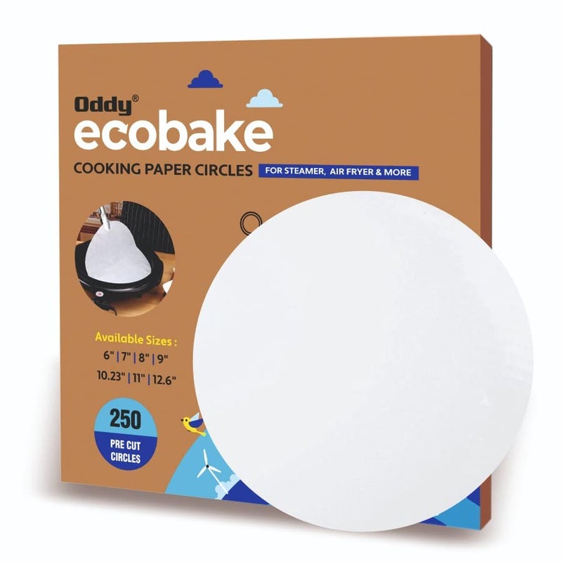 Oddy Ecobake Baking & Cooking Paper Circles | Ideal for Baking Cakes, Pastries & Cheesecakes | Best Suitable for Airfryer, Microwave, Oven & Steamer (4 Inch) - Image 1