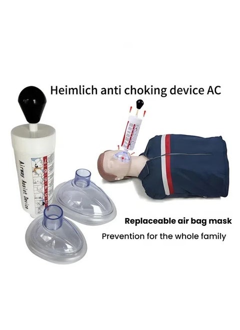 Manual AC choking device suffocation emergency rescue mask universal for adults and children quick and convenient throat blockage first aid
