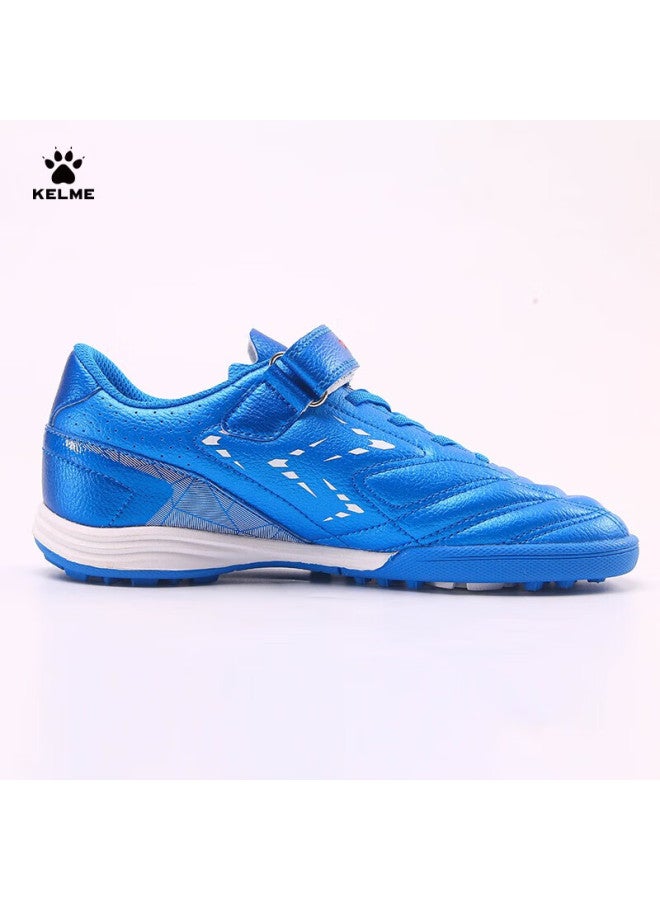 Kelme Youth Tf Turf Soccer Cleats, Compeion Student Non-slip Wear-resistant Football Boots For Men, Royal Blue, Size 38 - Image 3