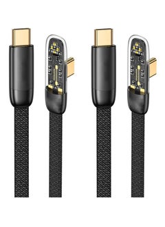 2 Psc Usb C To Usb C 100W Pd Cable 8Ft 2 M Type C To Type C Cord Compatible With Ipad Samsung Switch 100W Fast Type C Charger Black Type C To Type C