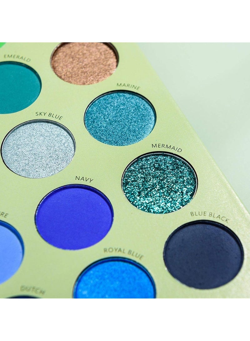 Huitich Book-Style High-Gloss Eyeshadow & Blush Makeup Palette - Image 4